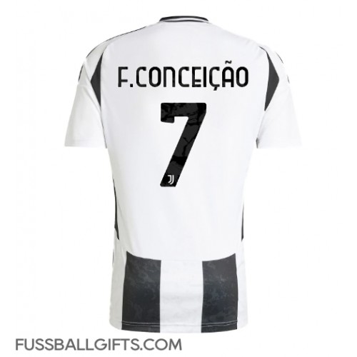 Juventus Francisco Conceicao #7 Fußballbekleidung Heimtrikot 2024-25 Kurzarm